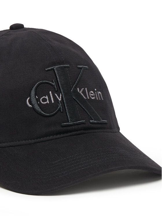 Calvin Klein Calvin Klein Бейсболка Large Monologo LV04D5039G Чорний