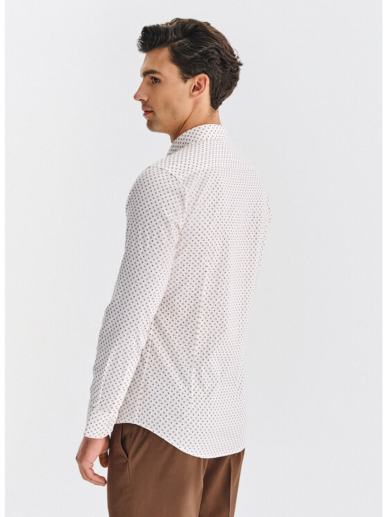 Pako Lorente Pako Lorente Koszula P25WF-1X-057 Biały Slim Fit