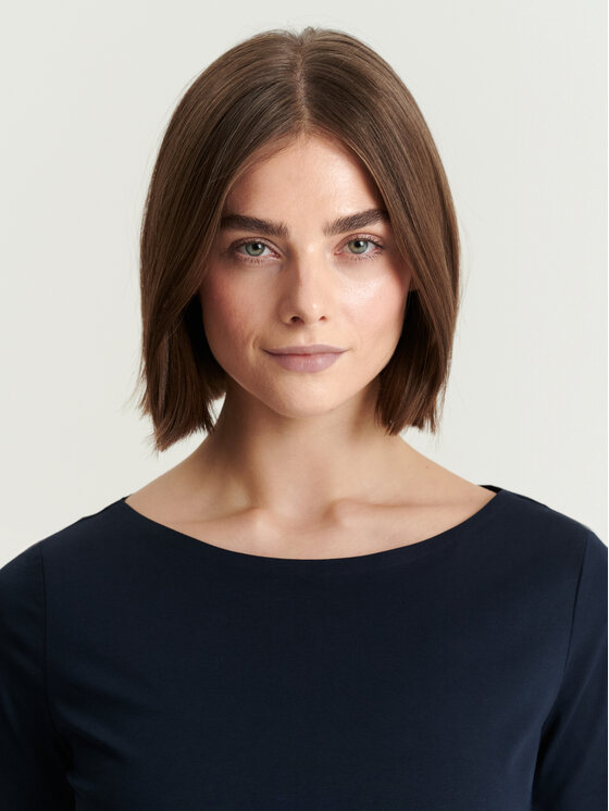 TATUUM TATUUM Bluzka MIKAJA Granatowy Classic Fit