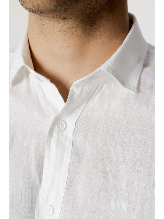 Armani Exchange Armani Exchange Camicia 8NZC50 ZNCFZ Bianco Shirt Fit