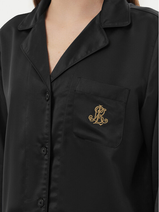LAUREN RALPH LAUREN LAUREN RALPH LAUREN Pidžaama ILN92556 Must Relaxed Fit