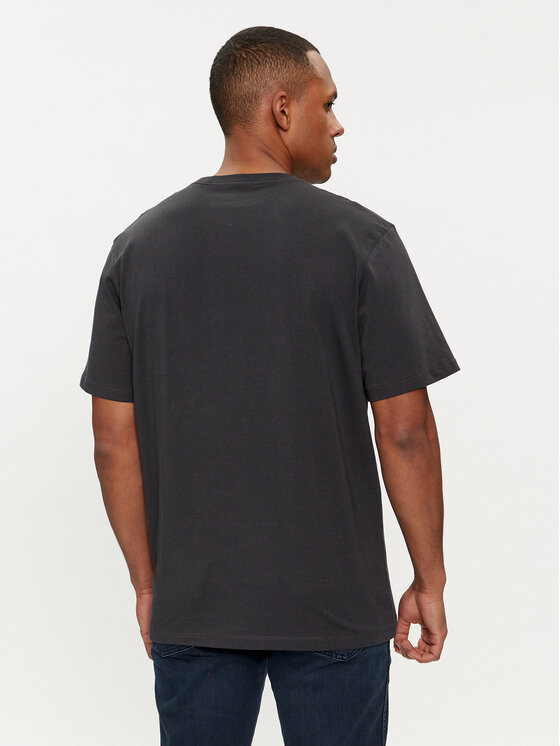 Wrangler Wrangler T-Shirt Logo 112350526 Czarny Regular Fit