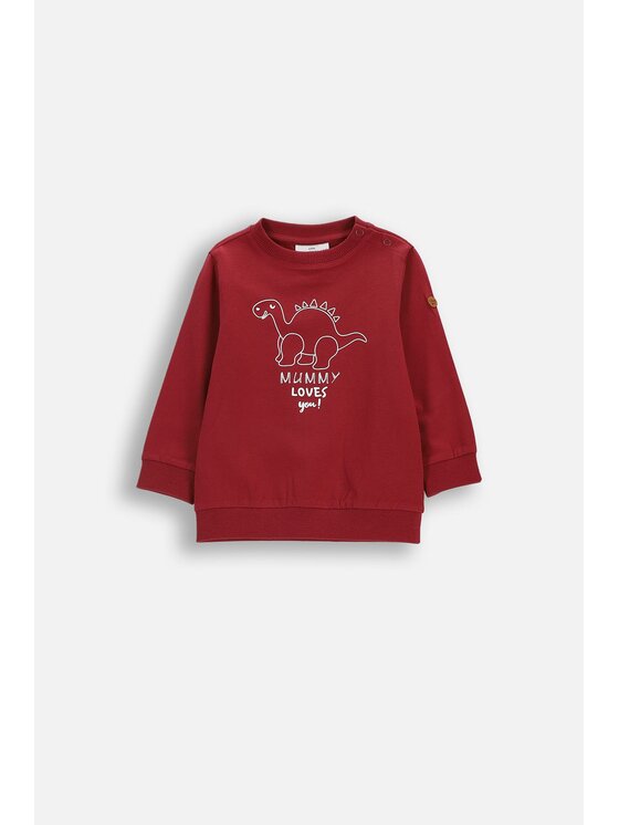 Coccodrillo Coccodrillo S dlouhým rukávem WC6143102HBN-017 Bordó Regular Fit