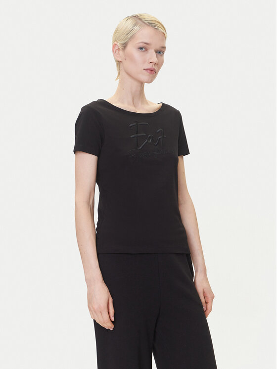 EA7 Emporio Armani T-shirt 7W000184 AF10373 UC001 Nero Regular Fit, taglia : XS