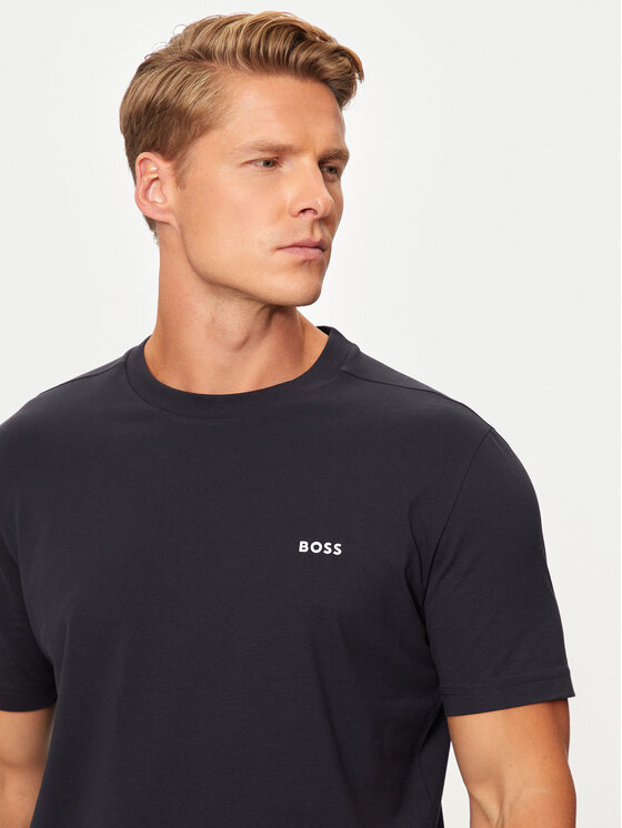 BOSS Boss Marškinėliai 50506373 Tamsiai mėlyna Regular Fit