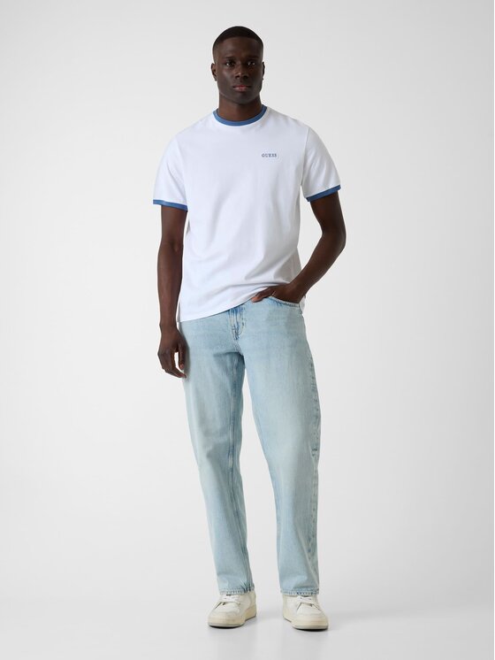 Guess Guess T-Shirt 183149 Bílá Classic Fit