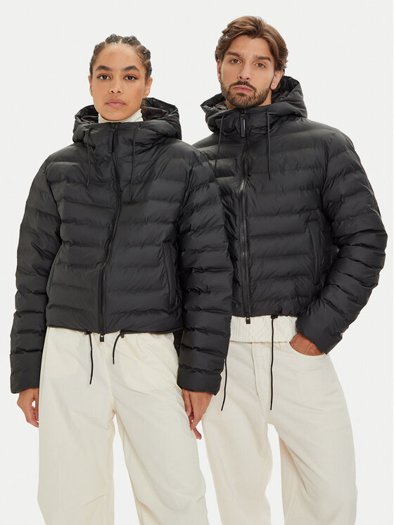 Rains Rains Μπουφάν μεταβατικό Unisex 15820 Μαύρο Regular Fit