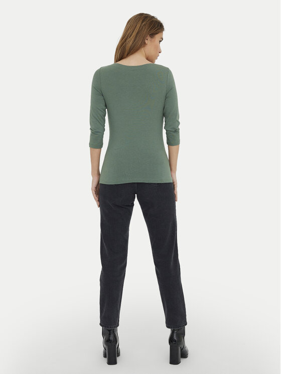 Vero Moda Vero Moda Majica Panda 10274133 Zelena Regular Fit