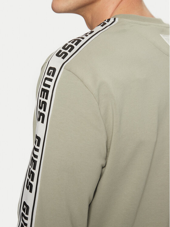 Guess Guess Džemperis Z4GQ24 K6ZS1 Žalia Regular Fit