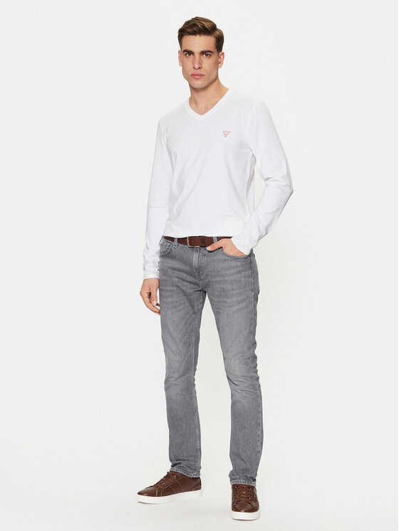 Guess Guess Hosszú ujjú M2YI08 J1314 Fehér Slim Fit
