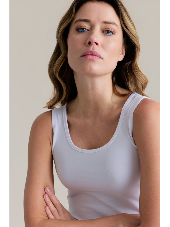 Lancerto Lancerto Top Lavena TS073226000021 Biały Regular Fit