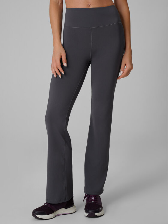 4F 4F Legginsy BASIC+ Szary ciemny Slim Fit