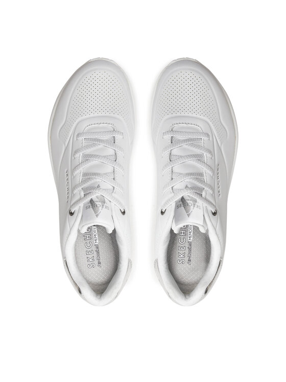 Skechers Skechers Sneakersy Uno Shimmer Away 155196/WSL Biały