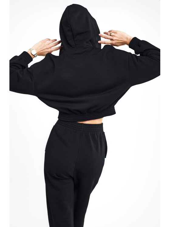 MANDRAGORA MANDRAGORA Felpa Viviane Nero Relaxed Fit