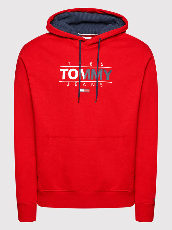 Tommy Jeans Tommy Jeans Majica dugih rukava Tjm Essential Graphic DM0DM11630 Crvena Regular Fit
