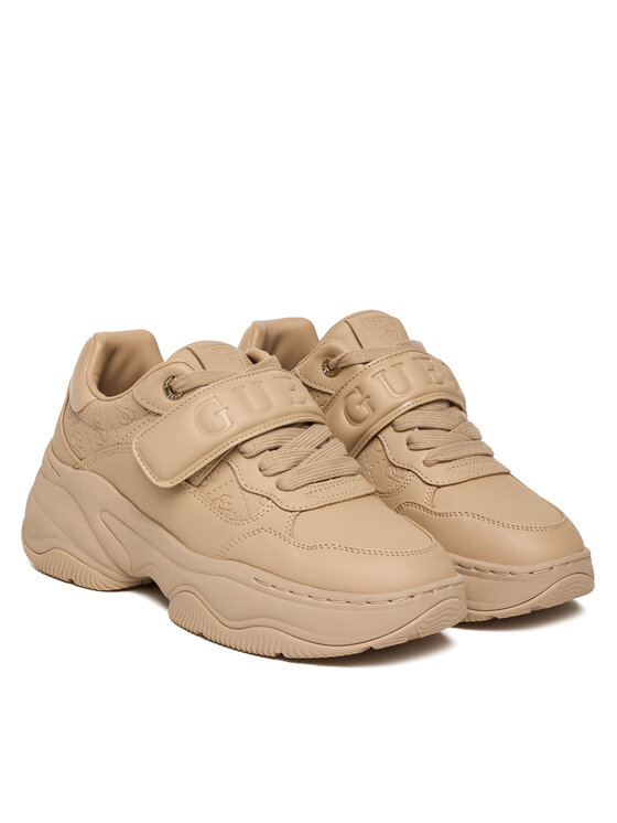 Guess Guess Sneakersy FLFHNN ELE12 Béžová