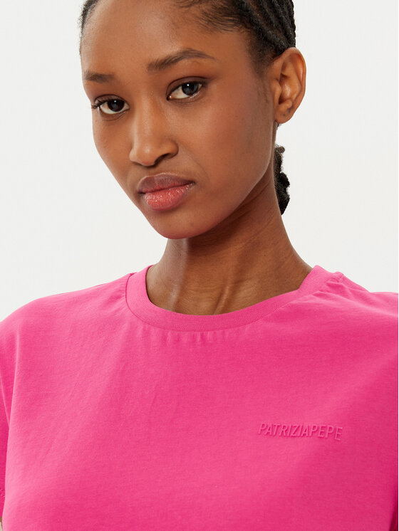 Patrizia Pepe Patrizia Pepe T-Shirt 8M1543/J111-R846 Różowy Regular Fit