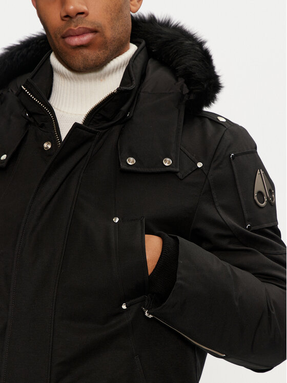 Moose Knuckles Moose Knuckles Vatovaná bunda M32MP261SX Černá Regular Fit