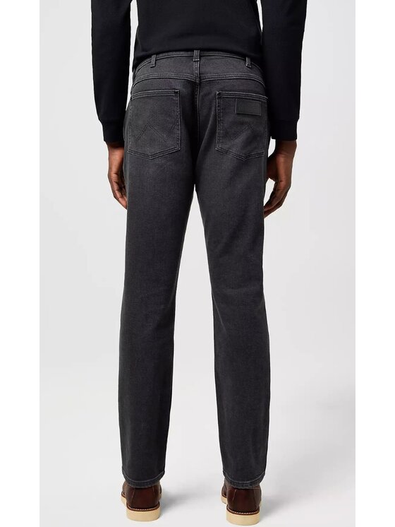 Wrangler Wrangler Jeansy Greensboro Czarny Regular Fit