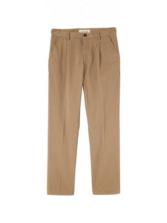 Trussardi Trussardi Pantaloni di tessuto P738M100185N041 Crema Slim Fit