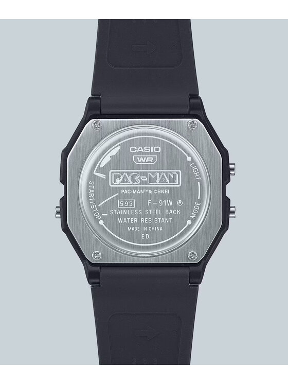 Casio Casio Zegarek F-91WPC-1AER Czarny