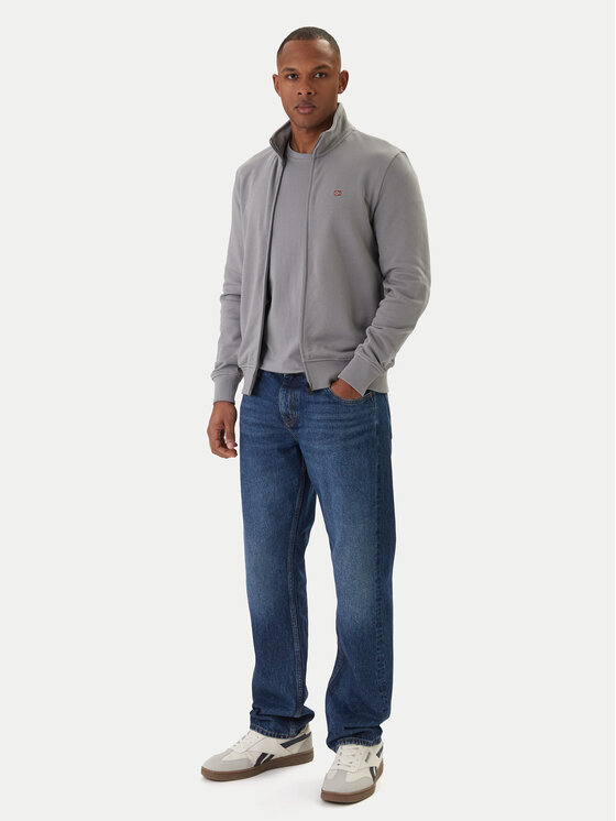 Napapijri Napapijri Μπλούζα Balis NP0A4HHW Γκρι Regular Fit