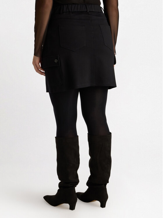 Fiorella Rubino Fiorella Rubino Gonna midi 1207T000359N033 Nero Regular Fit