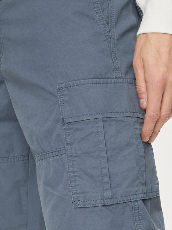 Jack & Jones Jack & Jones Szorty materiałowe Jpstcole 12253222 Niebieski Loose Fit