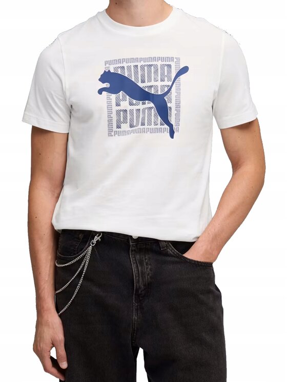 Puma Puma T-Shirt 691775-02 Biały Standard Fit