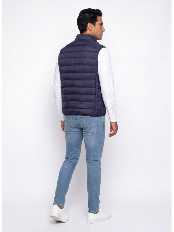 Pako Lorente Pako Lorente Kamizelka B000B-8X-002 Granatowy Regular Fit