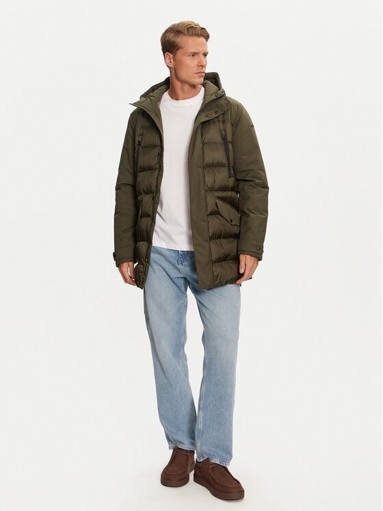 Geox Geox Зимно яке Sapienza M4628K TC188 F1789 Каки Regular Fit