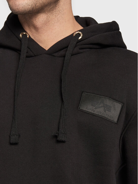 Alpha Industries Alpha Industries Felpa Back Print 178318FP Nero Regular Fit