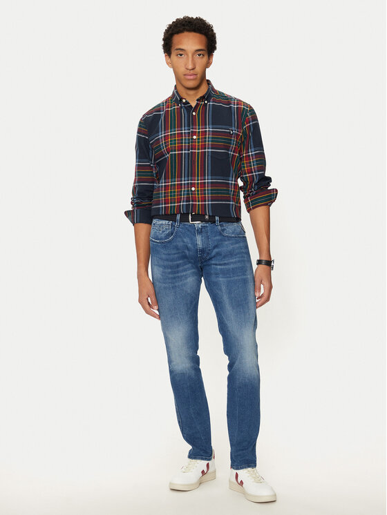 U.S. Polo Assn. U.S. Polo Assn. Hemd MUP3583 Dunkelblau Regular Fit