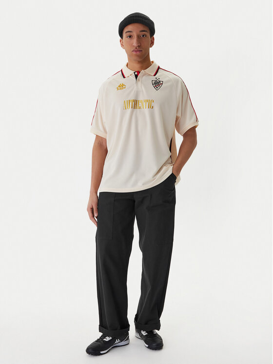 Kappa Kappa Technisches T-Shirt Banda Stafen 222 38254UW Écru Comfort Fit