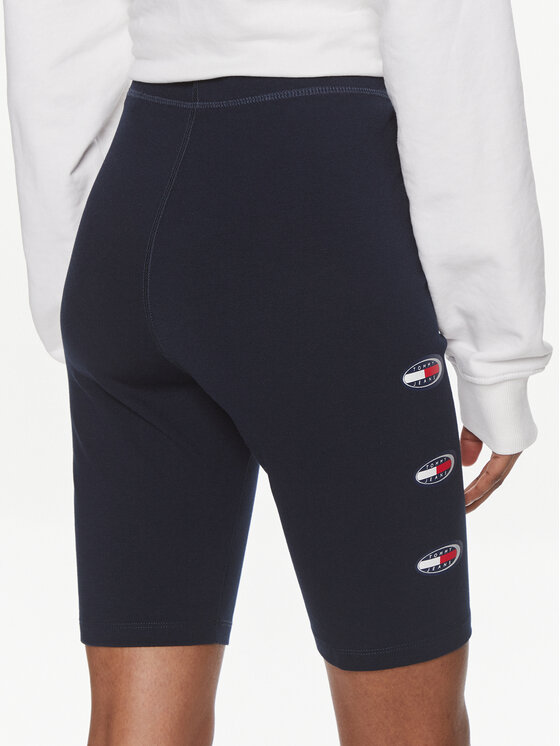 Tommy Jeans Tommy Jeans Kerékpáros nadrág Archive DW0DW18129 Sötétkék Slim Fit