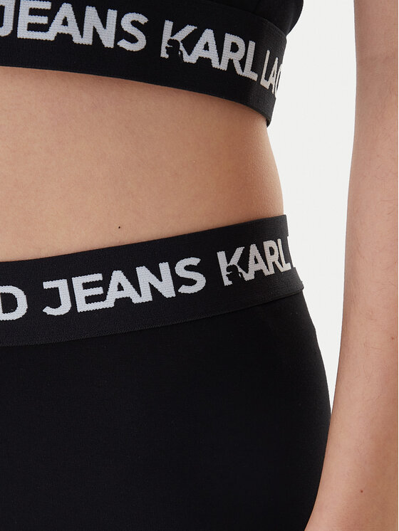 Karl Lagerfeld Jeans Karl Lagerfeld Jeans Colanți B1W10091 Negru Regular Fit