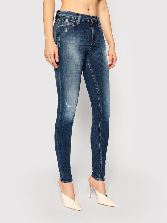Tommy Jeans Tommy Jeans jeansy Skinny Fit Nora DW0DW09023 Blu scuro Skinny Fit