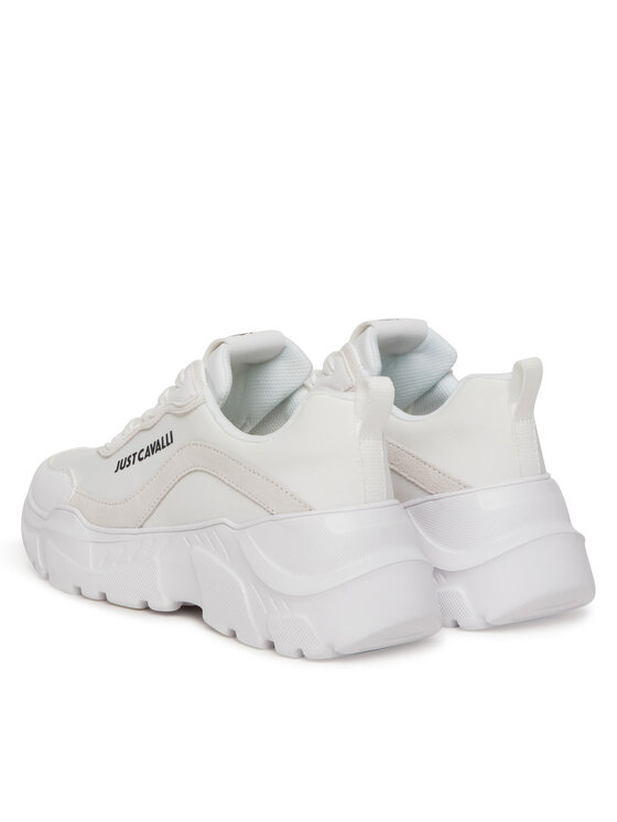 Just Cavalli Just Cavalli Sneakersy 78RA3SL5 Biały