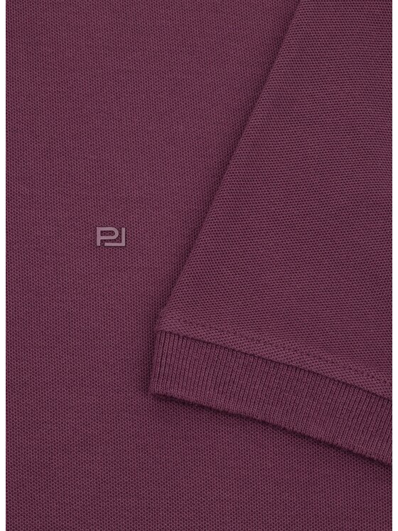 Pako Lorente Pako Lorente Polo P26WF-TX-010 Fioletowy Straight Fit