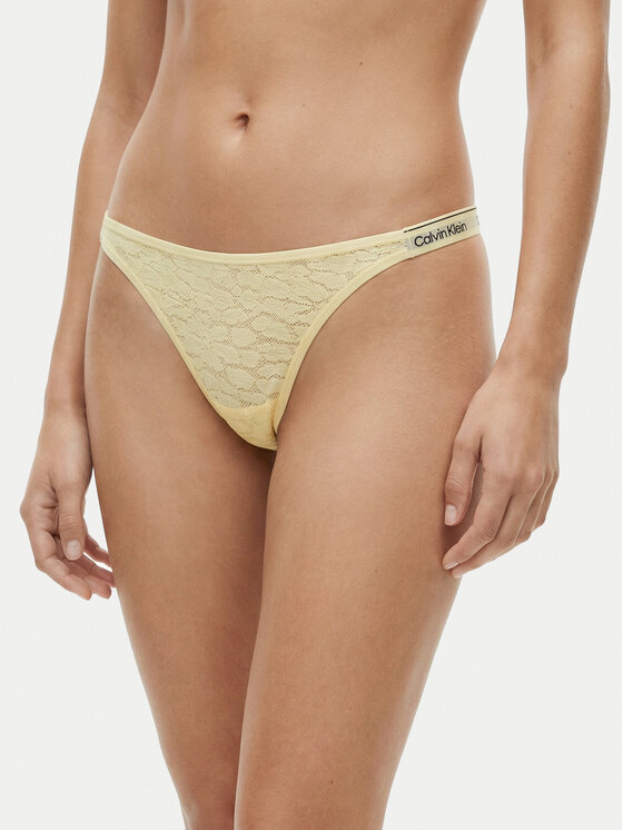 Calvin Klein Underwear Chilot tanga LV00QD5154 Galben