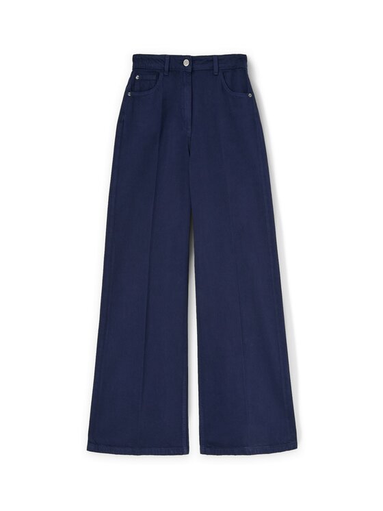 Motivi Motivi Pantaloni di tessuto P733Q003789N039 Blu Over Fit