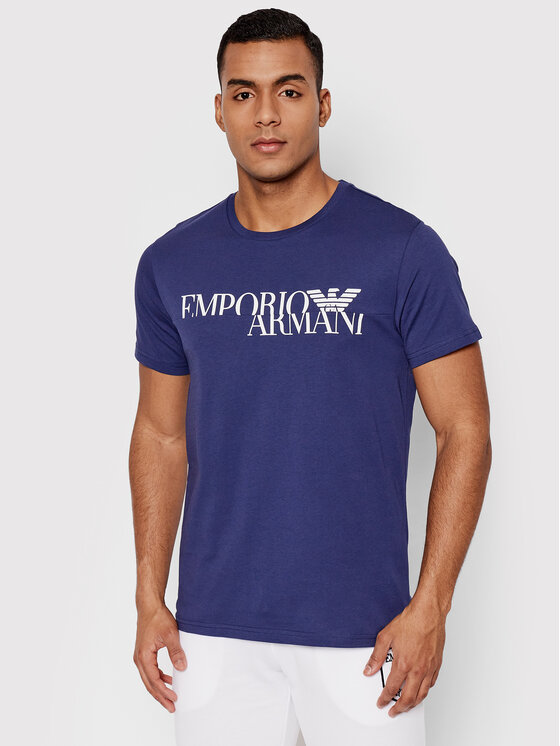 Emporio Armani Underwear T-shirt 211818 2R476 90535 Blu scuro Regular Fit •  Modivo.it