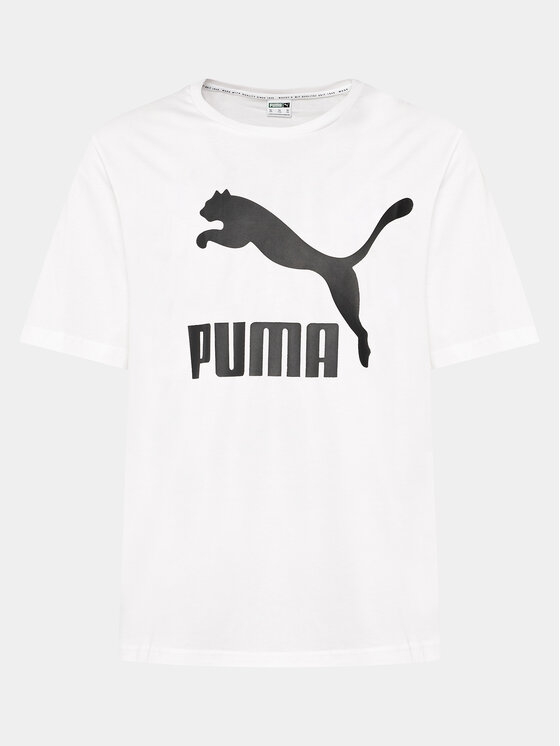 Puma Puma T-Shirt Classics Logo 530088 Λευκό Regular Fit