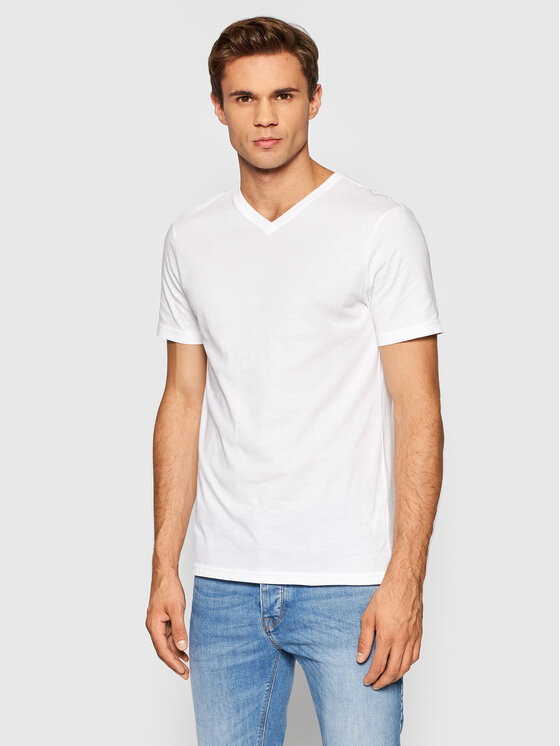 United Colors Of Benetton United Colors Of Benetton T-Shirt 3U53J4231 Biały Regular Fit