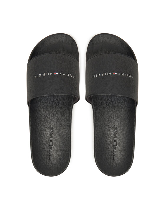Tommy Hilfiger Tommy Hilfiger Iešļūcenes Hilifger Nyc Pool Slide FM0FM05432 Melns
