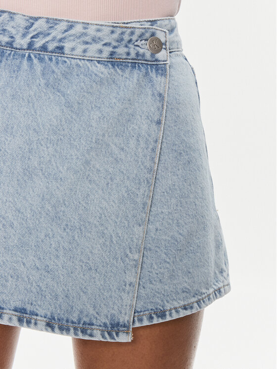 Calvin Klein Jeans Calvin Klein Jeans Fustă de blugi J20J222802 Albastru Regular Fit