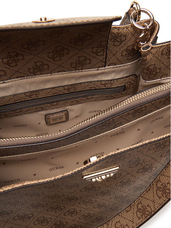 Guess Guess Rankinė Lorella Logo HWSG24 84230 Tamsiai smėlinė