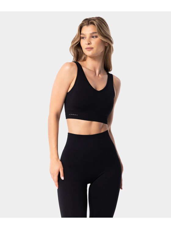 Carpatree Damskie Biustonosz sportowy, rozmiar XS, Czarny, Simply Bra