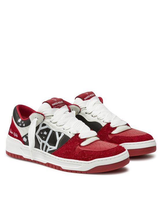 Naked Wolfe Naked Wolfe Sneakersy CM-00 Czerwony