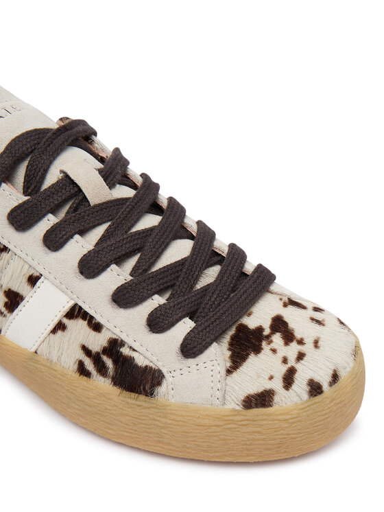 D.A.T.E. D.A.T.E. Sneakersy Hill Low Pony Cow W451-HL-PN Béžová
